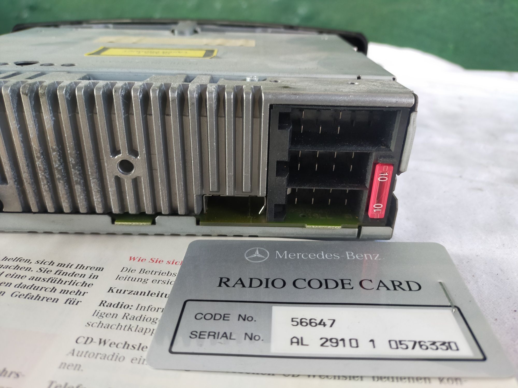 Mercedes w 203 radio cd