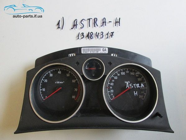 Панель приборов Opel astra H  13184317