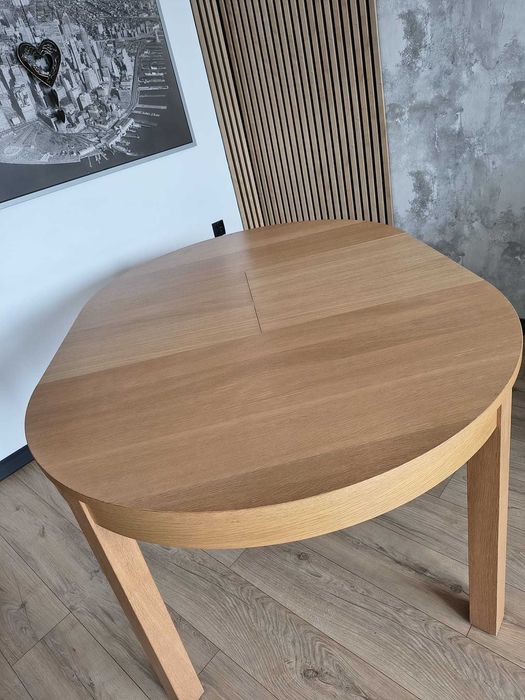 Stół okrągły rozkładany