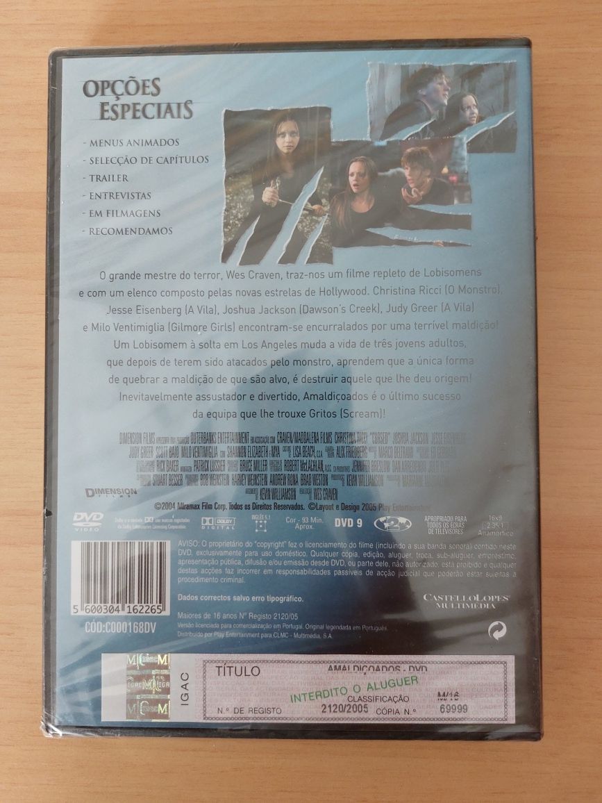 DVD Novo e Selado - Amaldiçoados