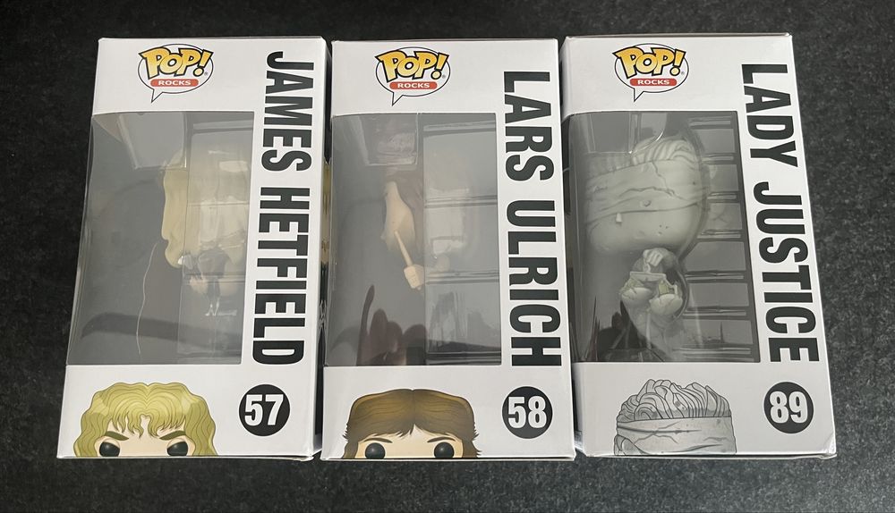 Pack 3 Funko Pop Metallica