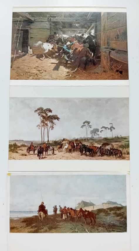 Pocztówki z obrazami  Józefa Brandta