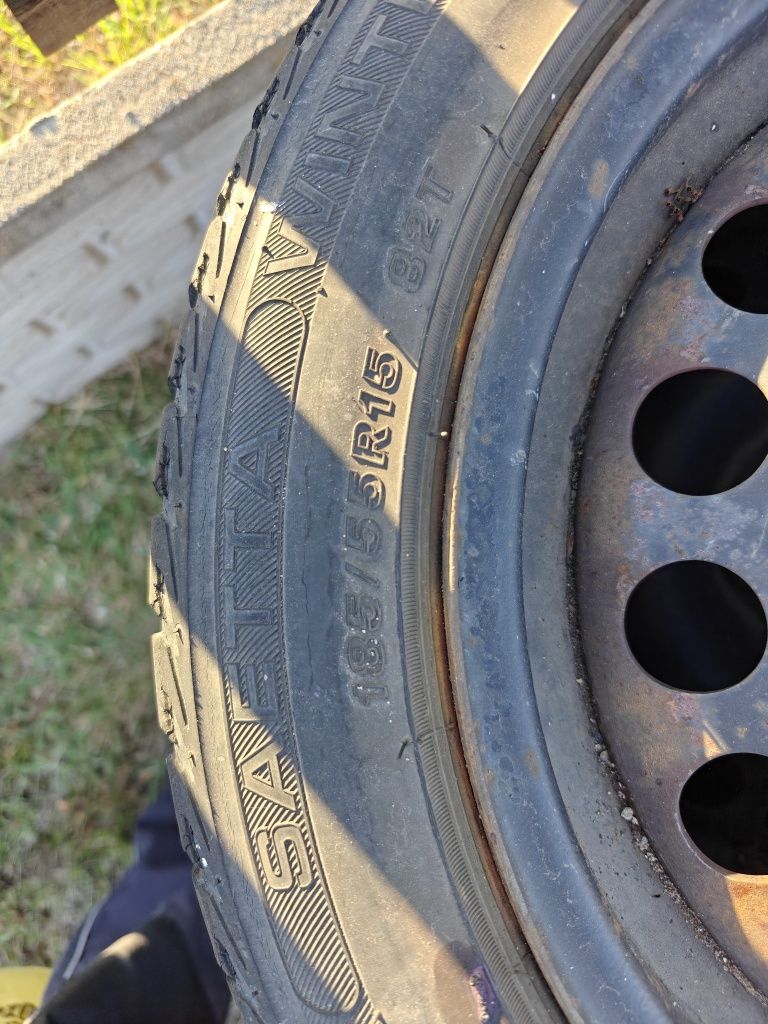 Koła stalowe opony zimowe 185/55/15 Opel Corsa 4x100