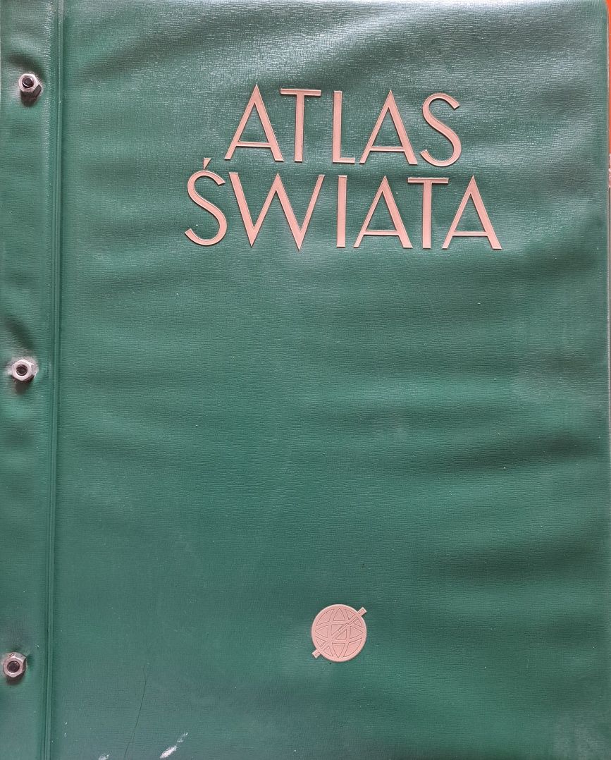 Atlas świata. I wydanie z 1962 roku