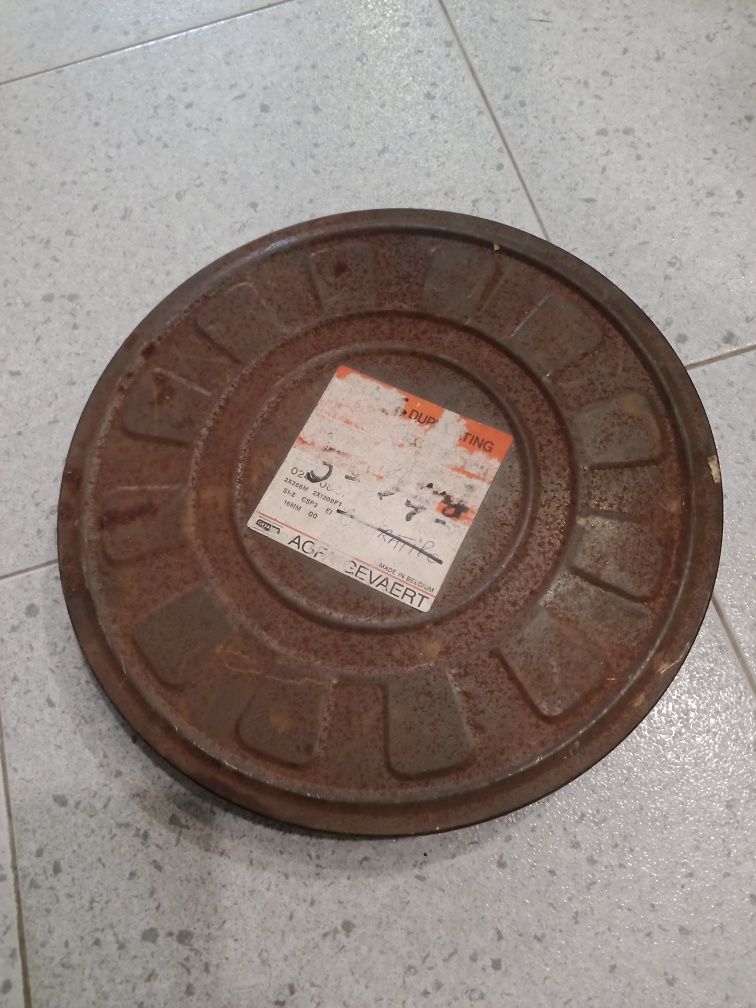 Caixa antiga de filmes de bobine