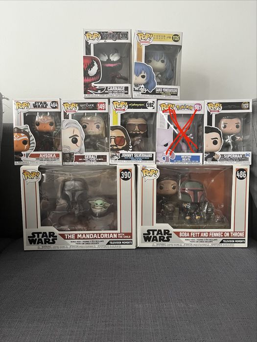 Figurki Funko Pop! - Star Wars; Geralt; Johny Silverhand i inne