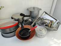 Vários utensílios de cozinha