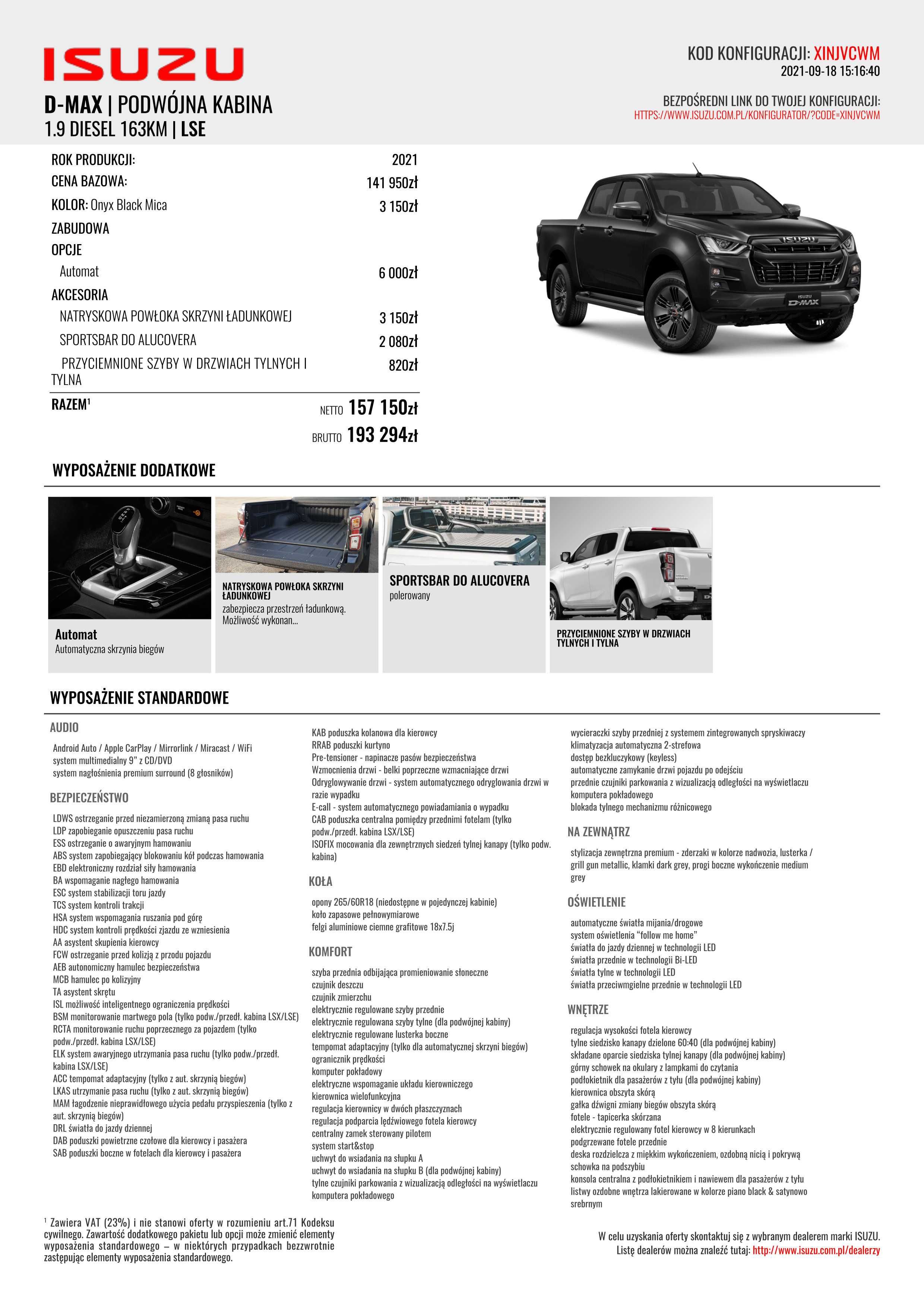 Isuzu D-Max Pickup