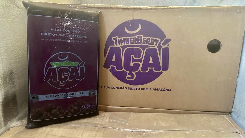 Açaí em polpa 15% de solidos TimberBerry