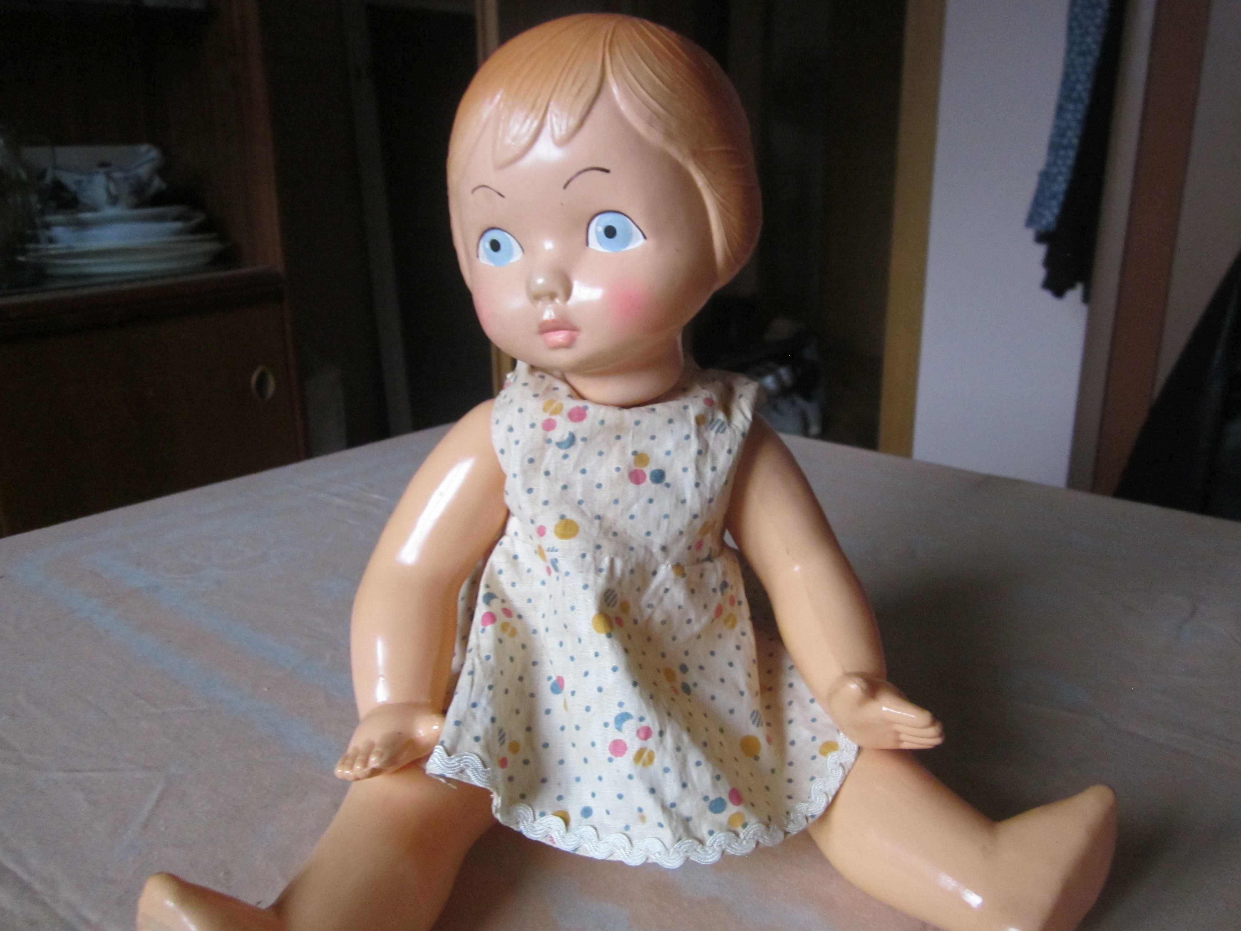 Дуже рідкісна лялька часів СРСР. Целулоїд. Вишина 45 см.