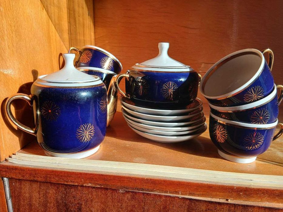 Продам чайний сервіз ДОВБИШ кобальт 1972 рік
