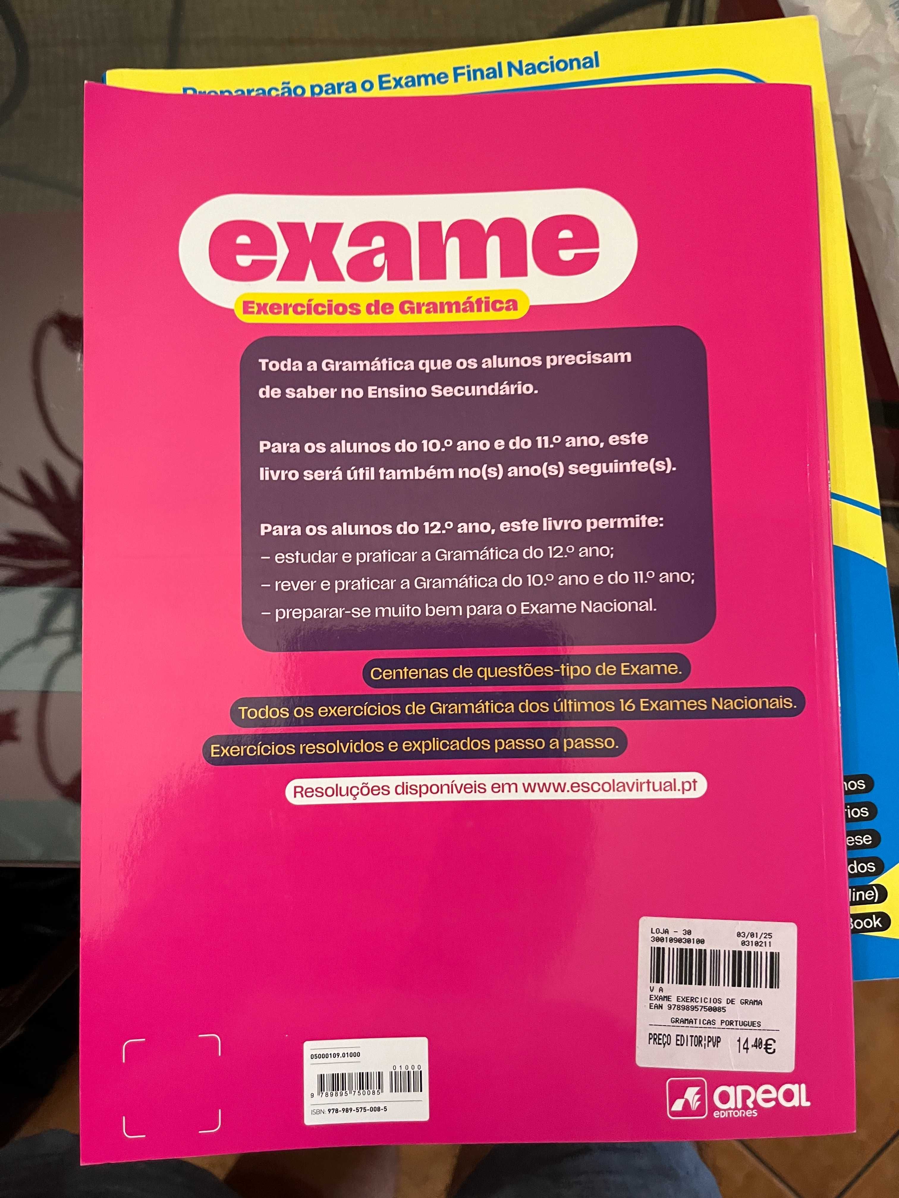 Manuais de Preparação de Exames -  IAVE 12º ANO