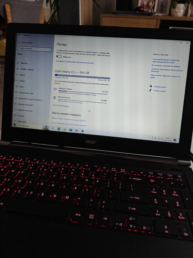 Acer nitro vn7-571g