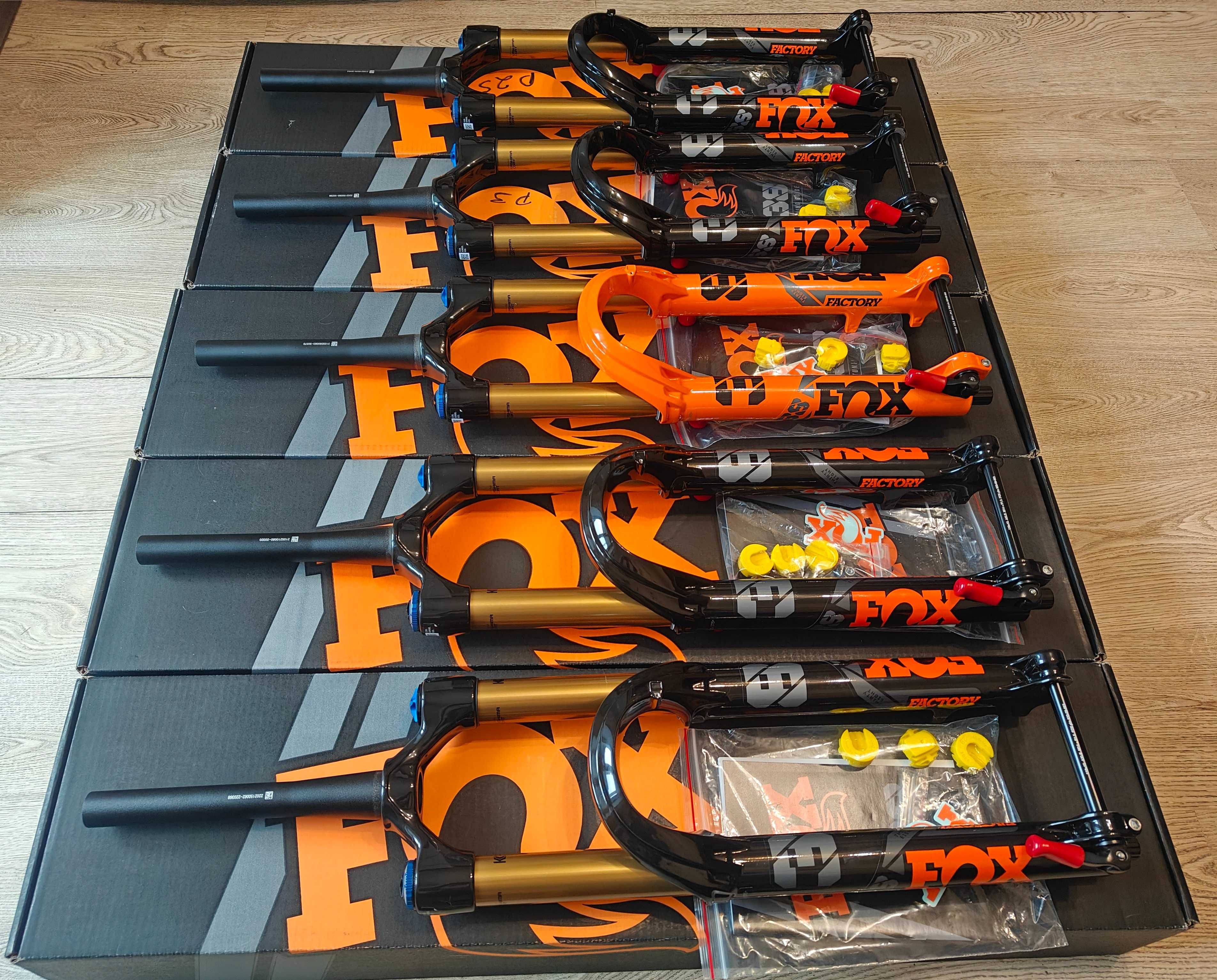 FOX 38 Factory Grip 2 Kashima 1.5" Конус 15x110 Boost 170mm/180mm ONZA