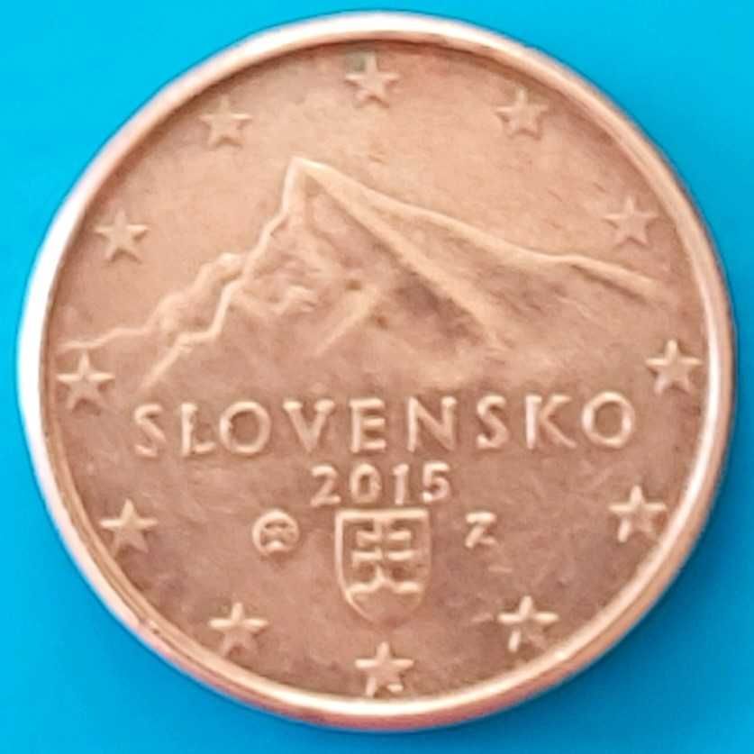 1 Cêntimo de 2015 da Eslováquia