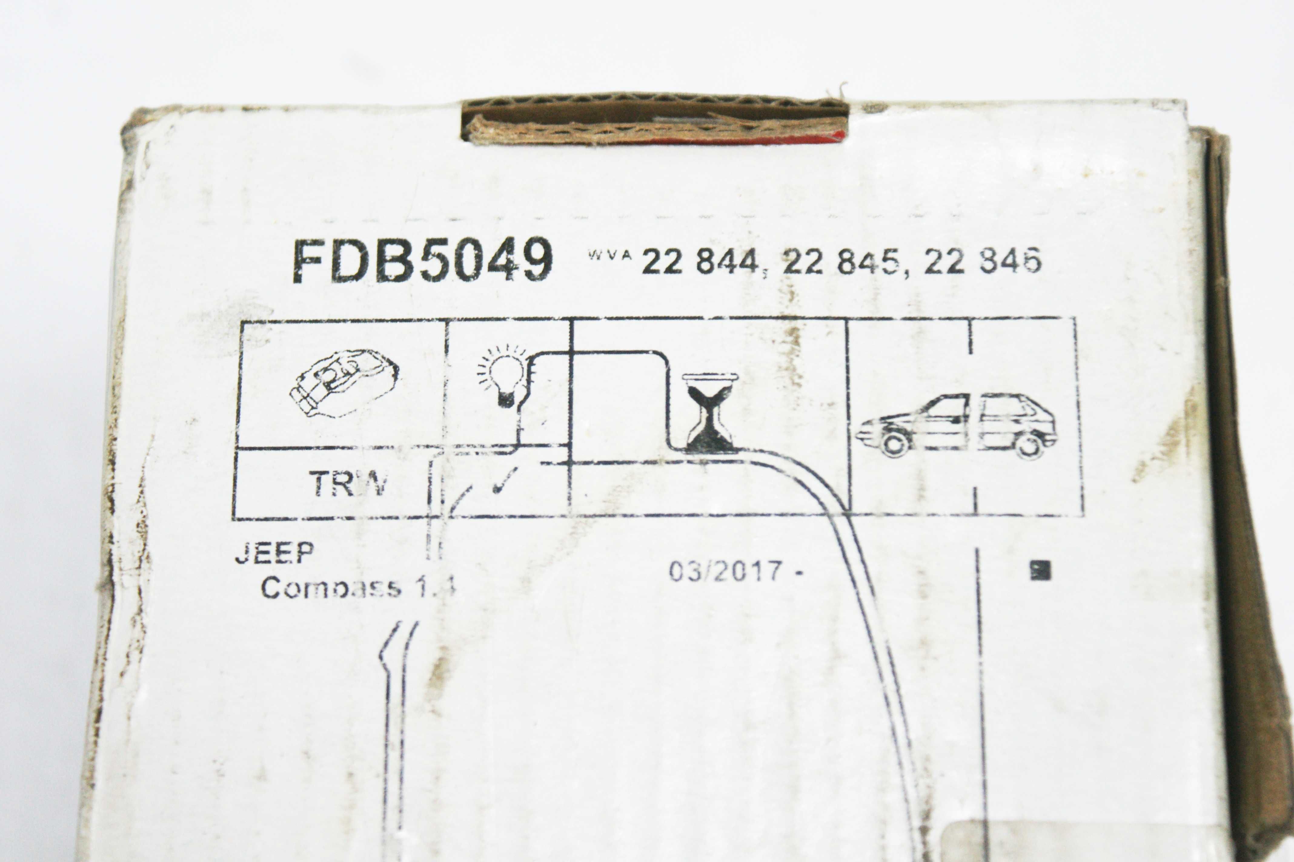 Klocki hamulcowe tył tylne Ferodo FDB5049 JEEP Compass MP M6 MV M7