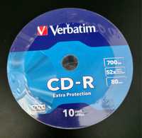 Zestaw 10 płyt CD verbatim 700mb