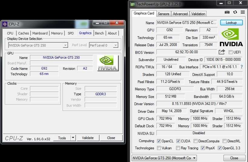 Palit NVidia GeForce GTS250