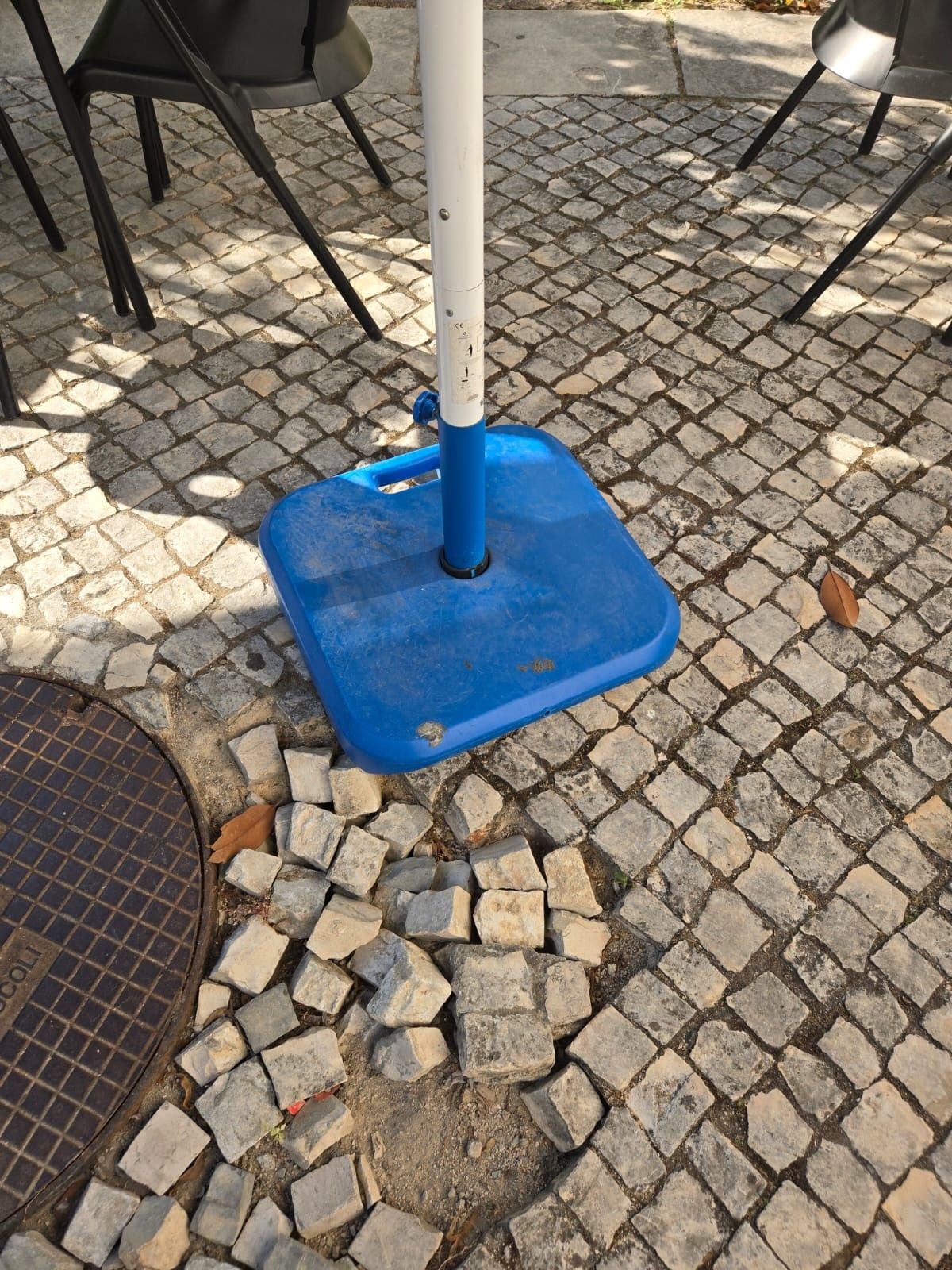 Chapéu guarda sol com base