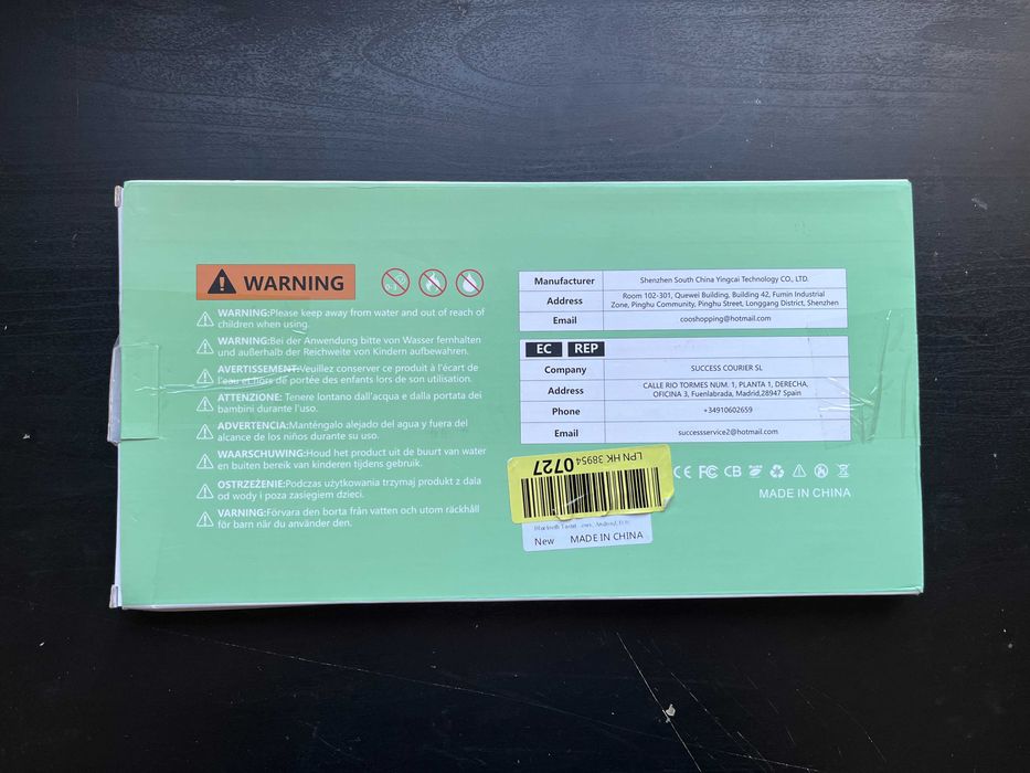 Teclado Bluetooth Alemão Portátil - NOVO