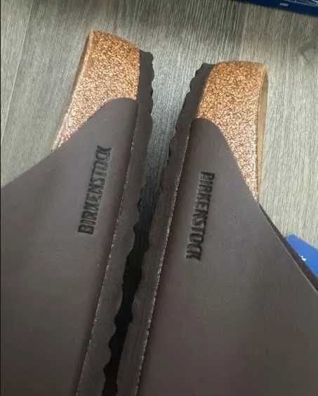Birkenstock Arizona Oily Wax Brown Sandals r.39