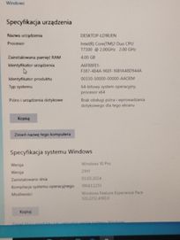 Laptop Lenovo Windows 10pro