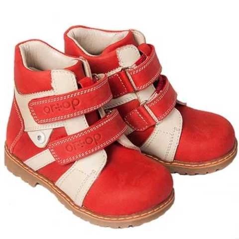 Ортопедичні черевики для дівчинки Ortop 208RED, розмір 22