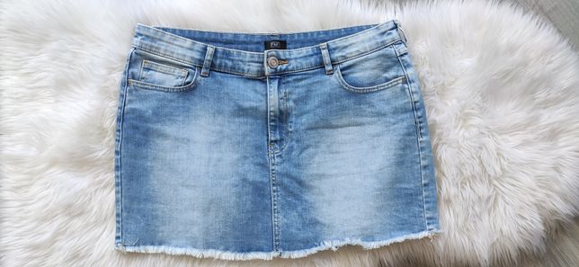 jeansowa mini f&f