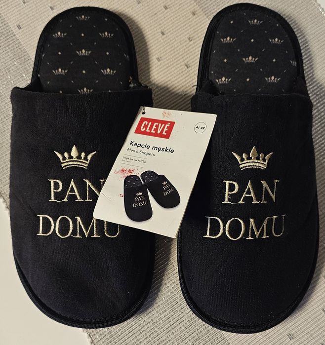 03 Laczki Kapcie męskie Pan Domu r.41/42