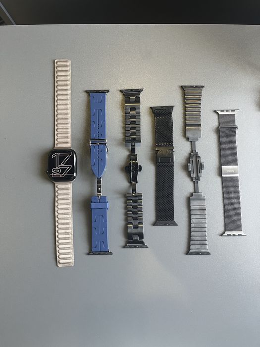 Apple Watch 10 Jet Black 46 mm — стан як новий