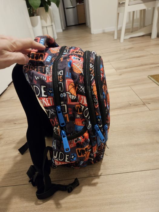Plecak coolpack motyw koszykówki szkolny miękki usztywnione plecy