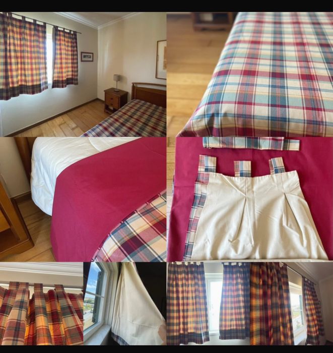 Conjunto de decoração para quato de solteiro