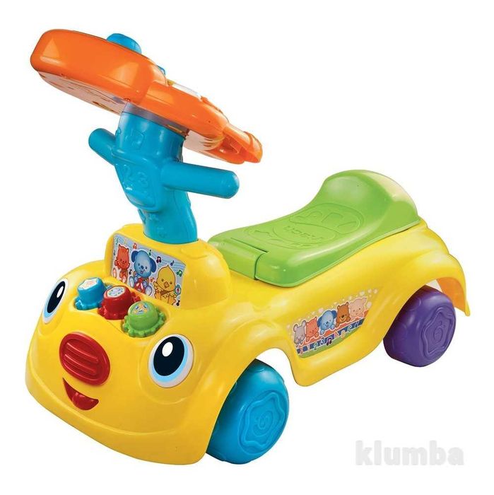 Машинка-каталка со съемной музыкальной панелью vtech