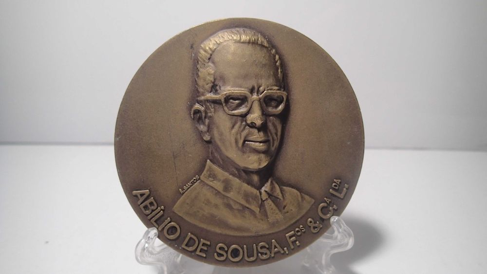 Medalha em bronze de Abilio de Sousa