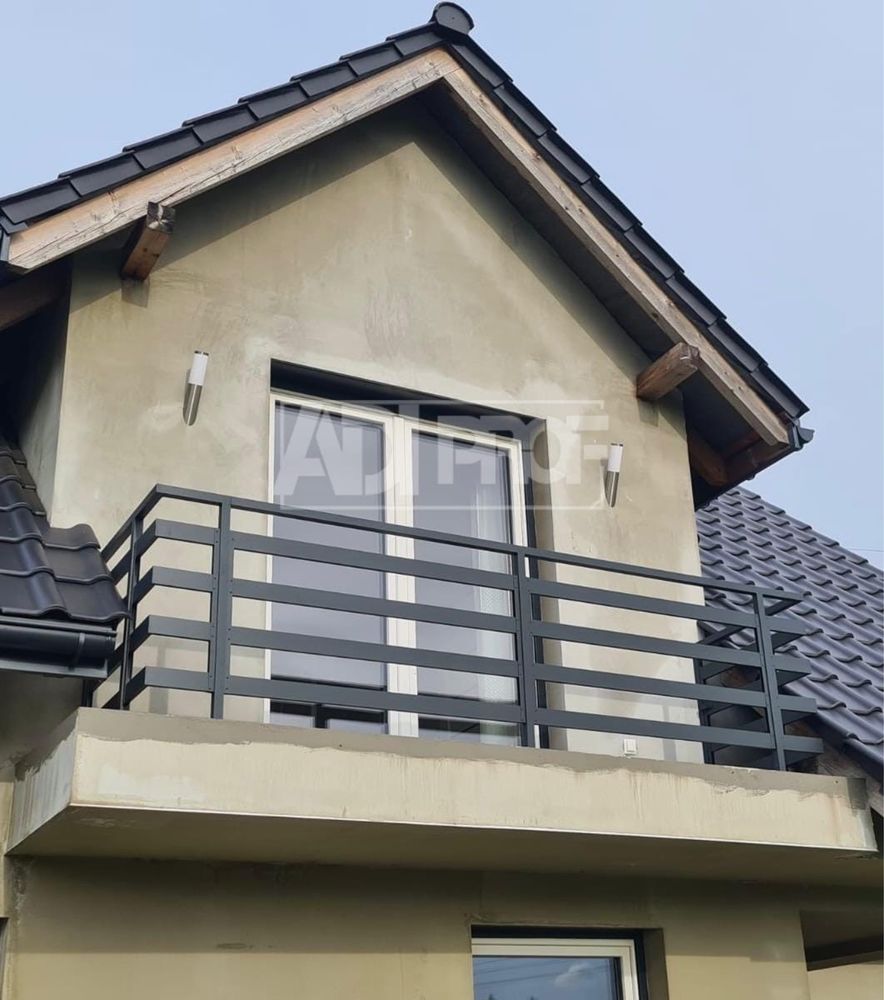 Balustrada balkonowa Barierka Bulastrada wewnetrzna Brama Aluminium