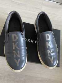 Мокасины лоферы туфли кожа DKNY 38