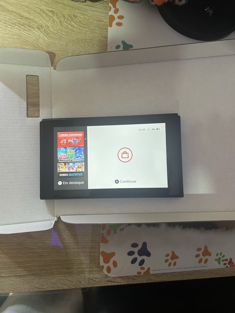 Nintendo switch nova com garantia