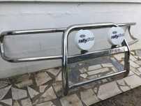Grade Protecção Frontal Inox "Mata Vacas" (Nissan Navara D22)