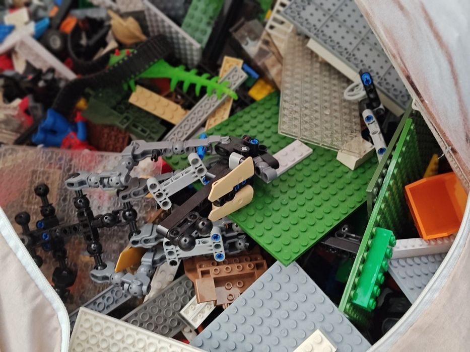 13,8kg oryginalne klocki LEGO mix technic ninjago, płytki, figurki