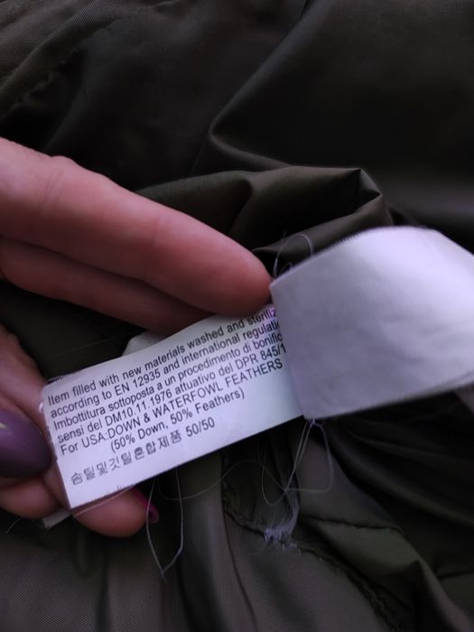 ZARA puchowa kurtka rozm 140 oversize 100% pierze,cena w sklepie 650zl