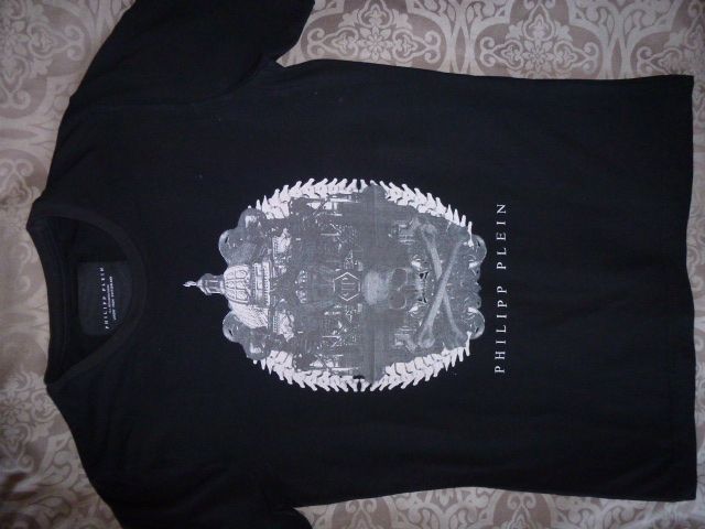 PHILIPP PLEIN podkoszulek ,T-Shirt M/L oryginalny nowy czarny męski