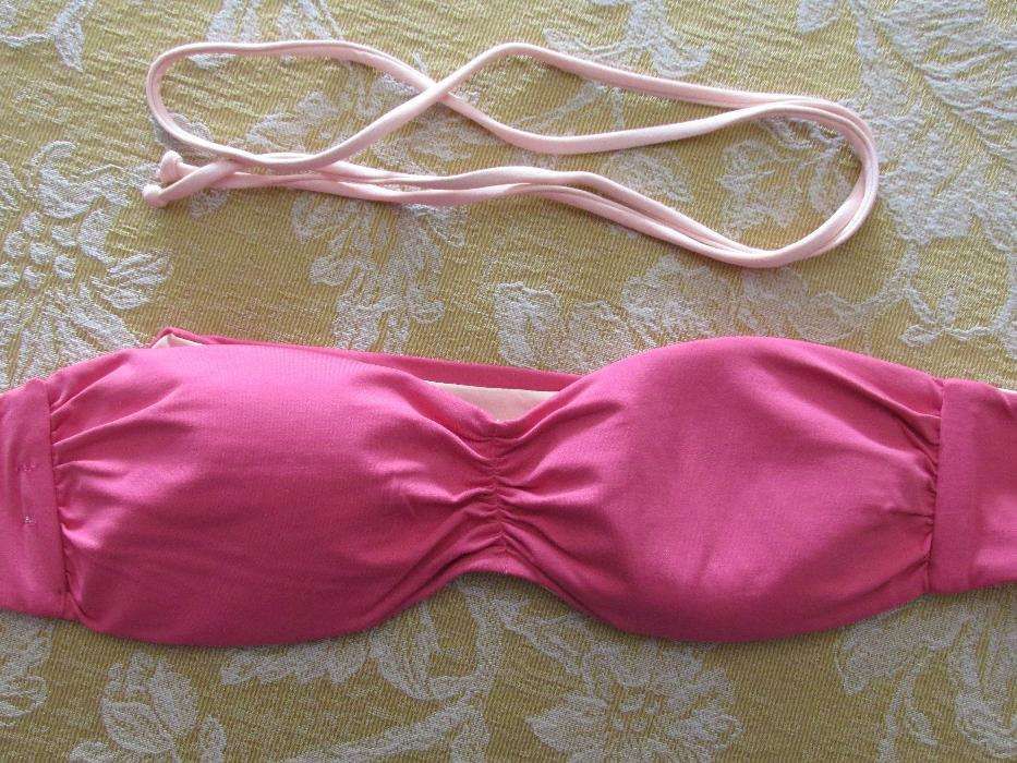 Bikini com estrelinhas rosa e azul