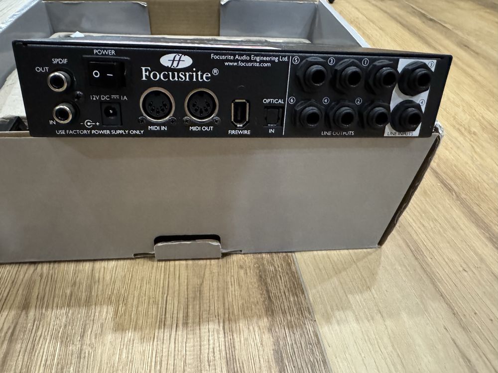 Interface Focusrite saffire pro 24