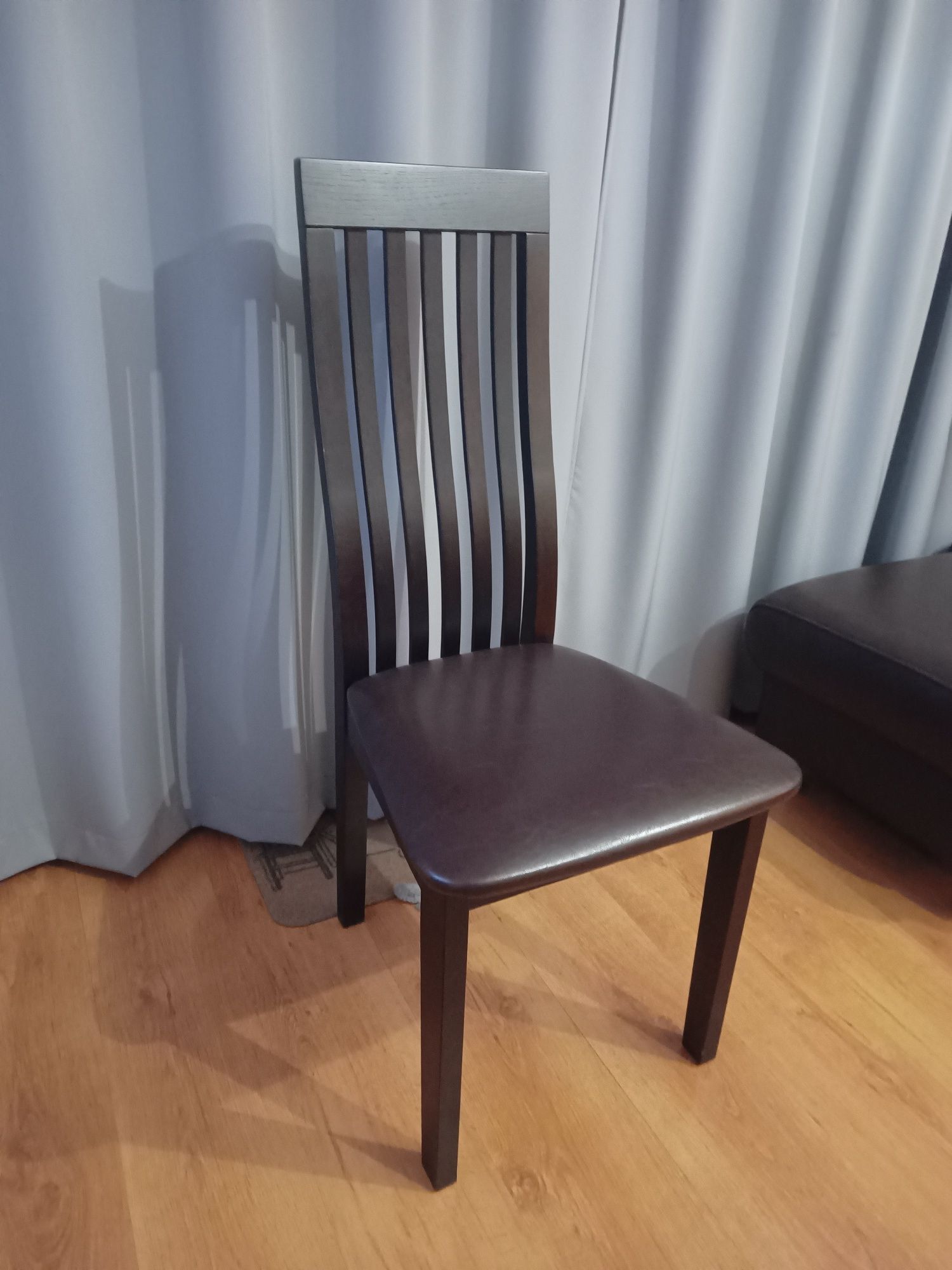 Stół z krzesłami 6 sztuk, wenge z Agata Meble