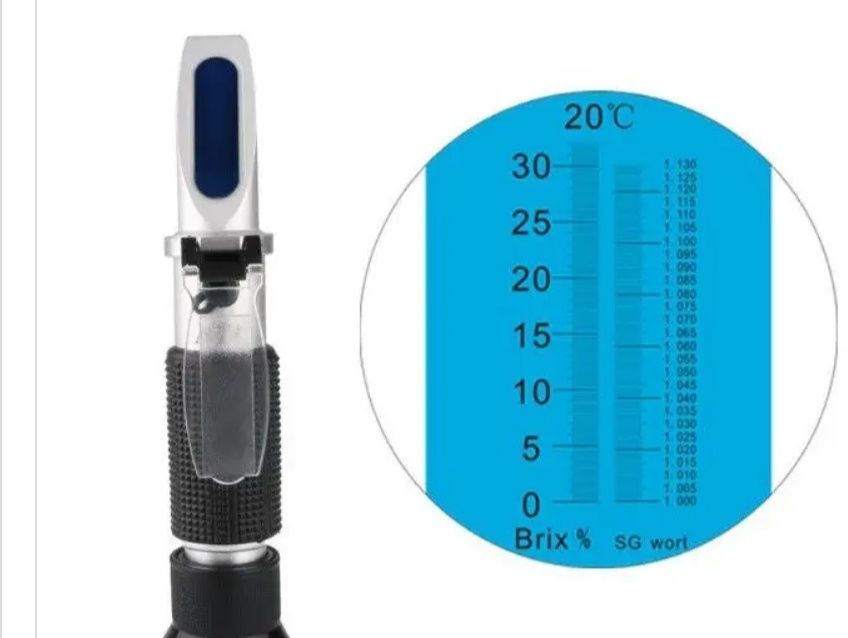 Рефрактометр пивоваров  RZ 120 для сахаристости и плотности пива сусла