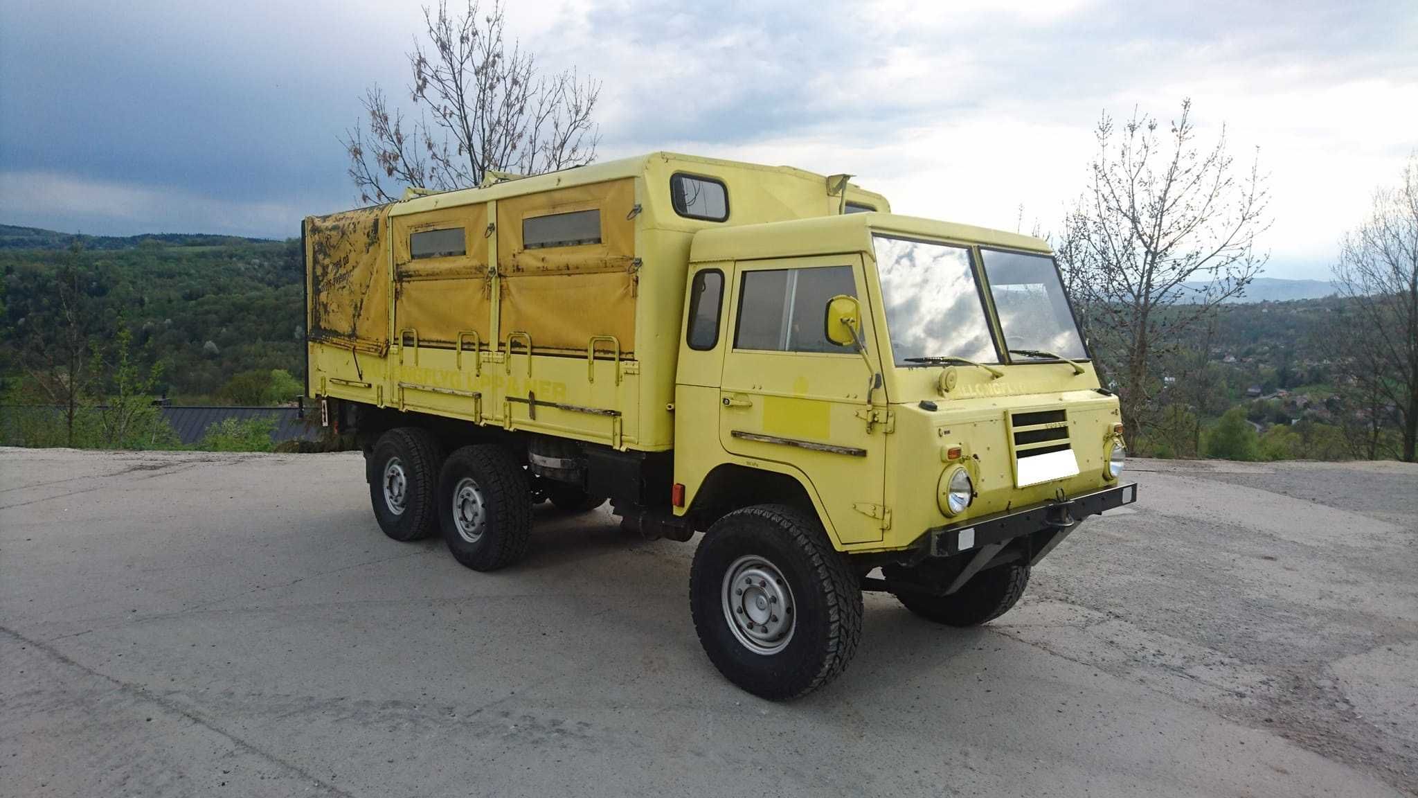 Volvo Laplander Kamper kiper 6x6 winda unimog