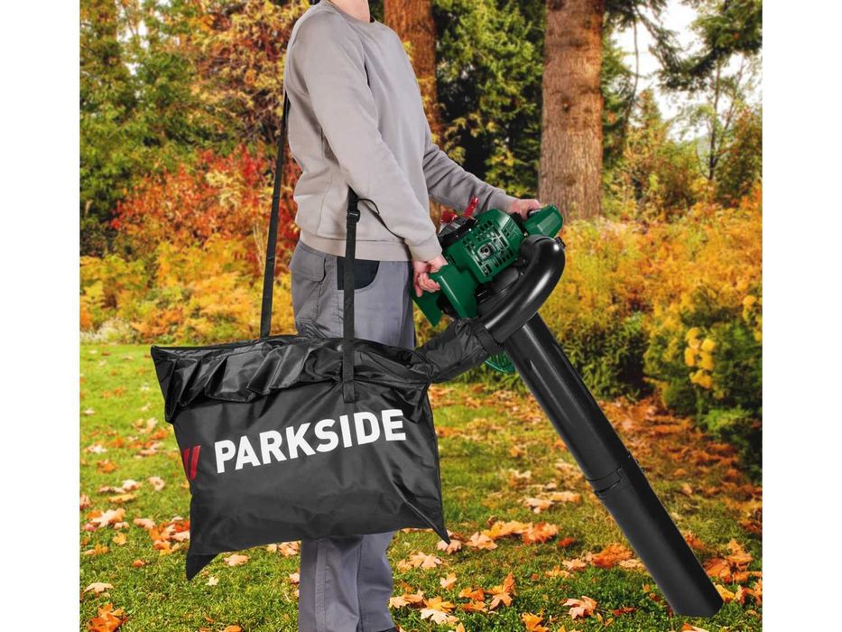 Soprador / Aspirador de folhas a gasolina Parkside