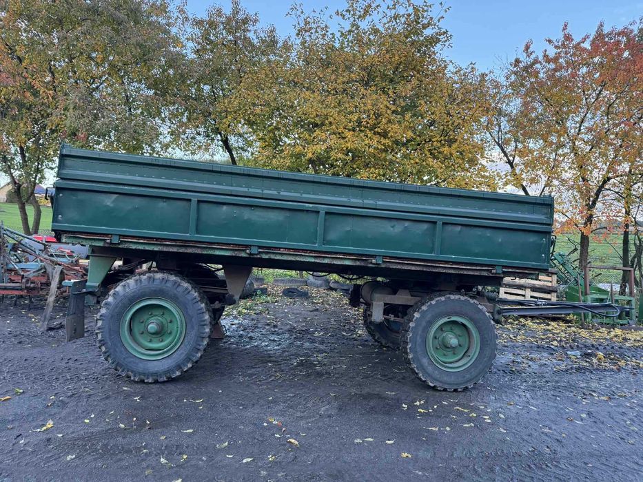 przyczepa wywrotka hl 6011 dwustronna