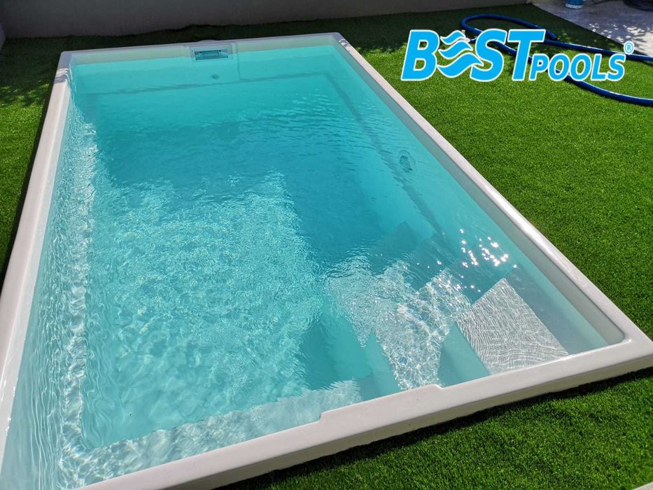 BLACK WEEK, poliestrowy basen KRETA 4x2.5x1.4m z filtracją, PROMOCJA