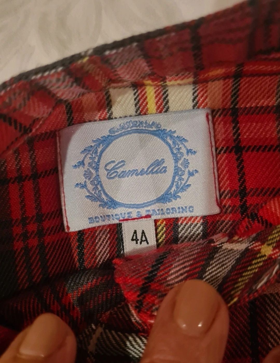 Vestido Camellia para menina 4 Anos